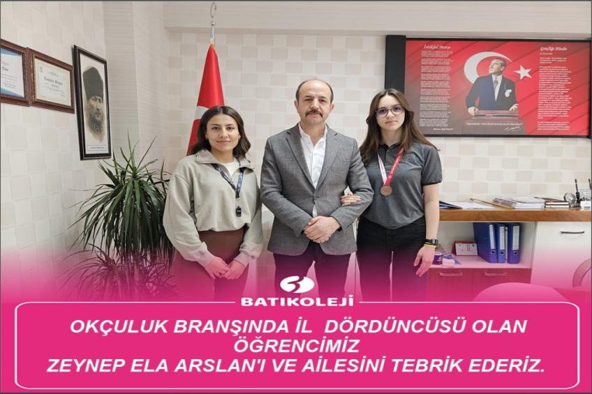 OKÇULUK BRANŞINDA İL DÖRDÜNCÜSÜ
